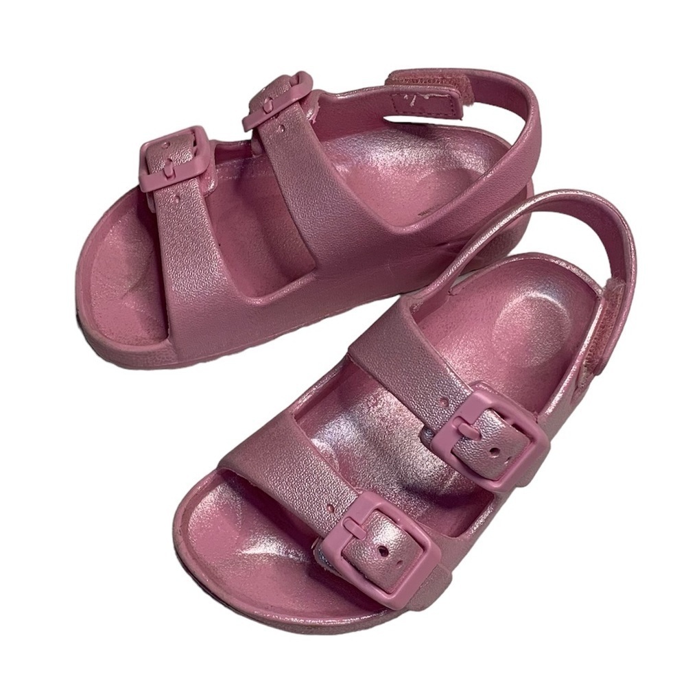 Baby girls size‎ 7-8 pink foam sandals